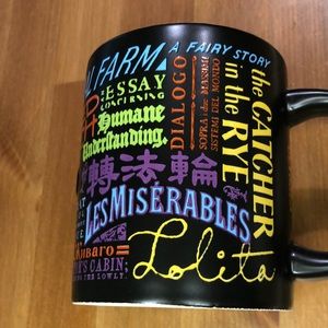 Banned books ceramic coffee mug literary list 2015